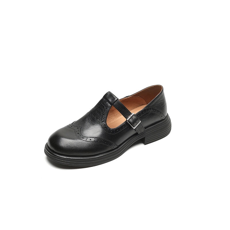 Mattea | Mary Janes élégantes en cuir