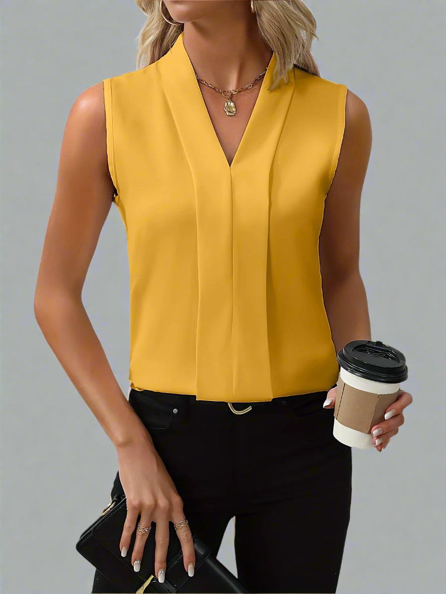 Rome | Blusa sem mangas com decote em V