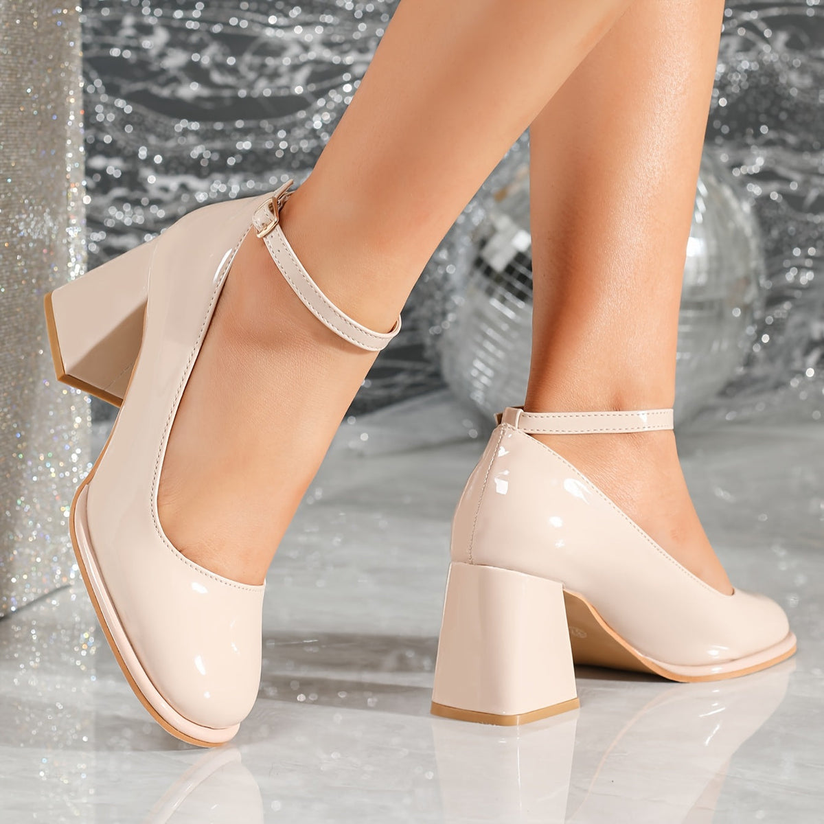 Celeste | Talons vernis à bride