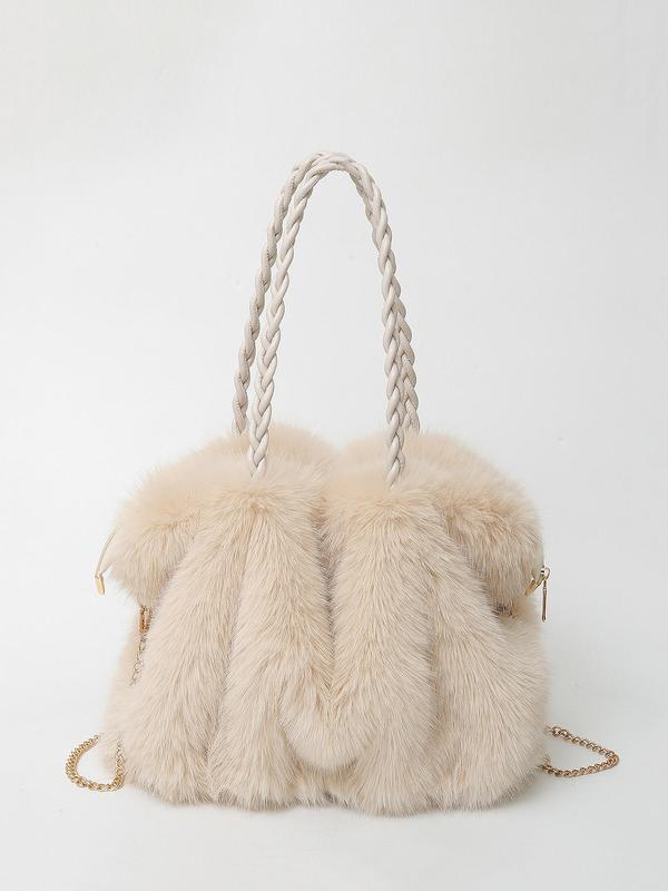 Karin | Sac cabas à bandoulière en velours doux