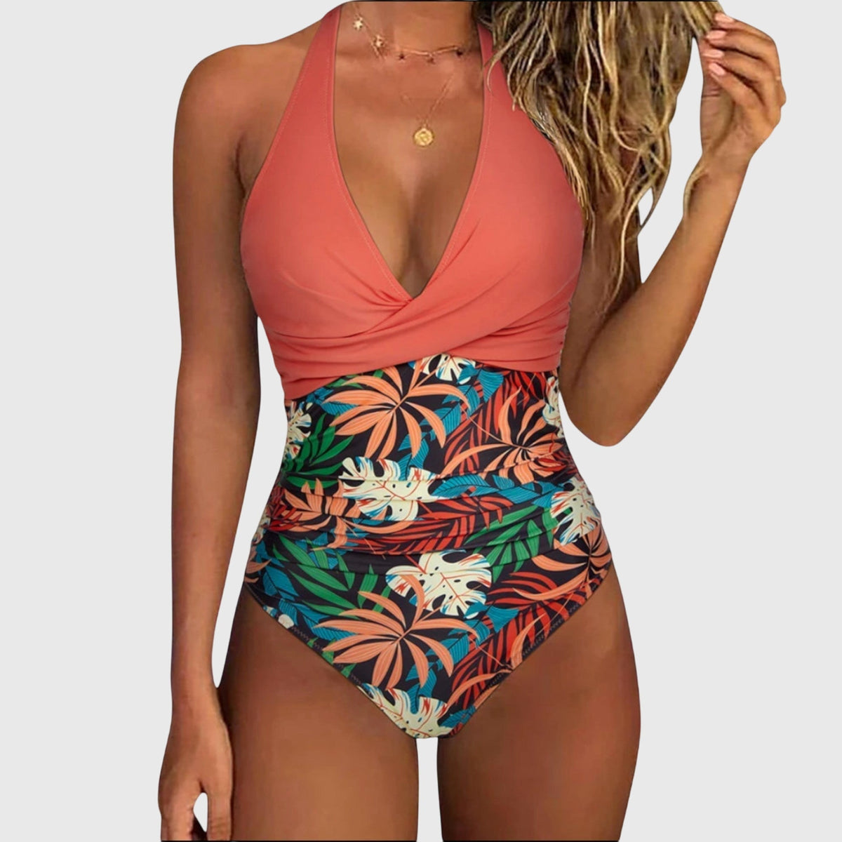 Florence - Traje de baño elegante para mujer con escote en V