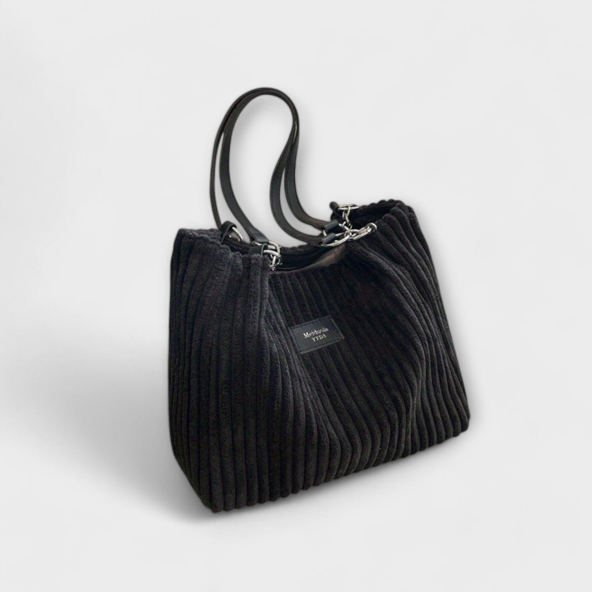 Olivia - Borsa a spalla in morbido velluto a coste