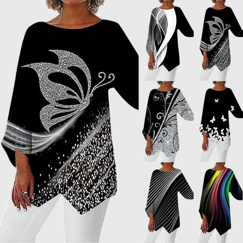 Alayah | Elegant Crew Neck Top