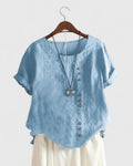 Elisavie | Blusa comoda a maniche corte