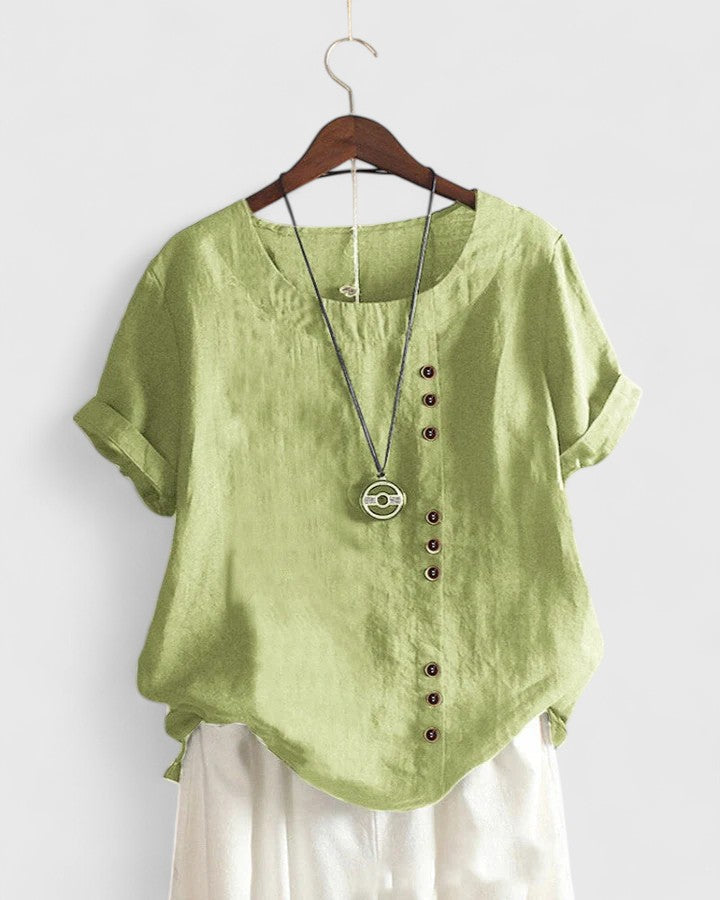 Elisavie | Blusa comoda a maniche corte