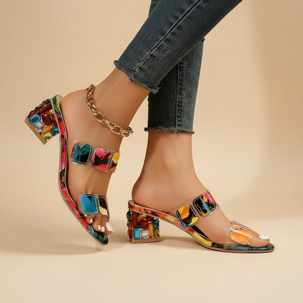 Gianna – Sandalen met hak en opvallend accent