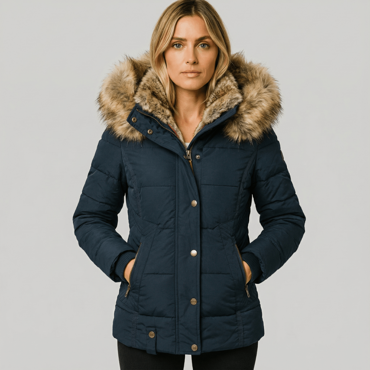 Grace | Chaqueta de piel cálida y cómoda para el invierno