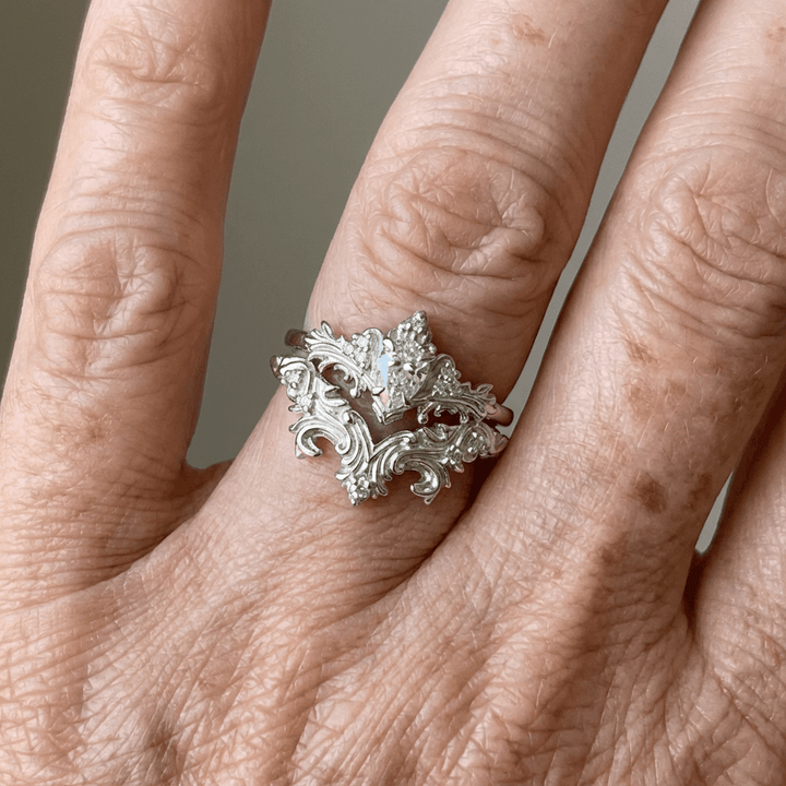 Royal Baroque Tiara Ring