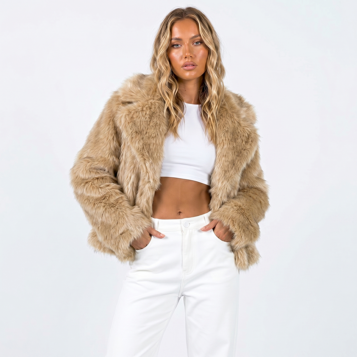 Sienna Moreau | Luxury Faux Fur Jacket For Women