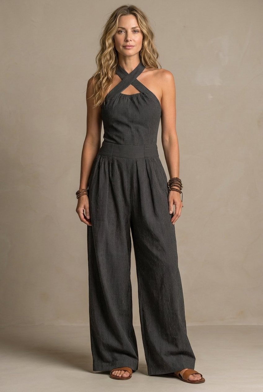 Ariana | Elegante jumpsuit met gekruiste halslijn