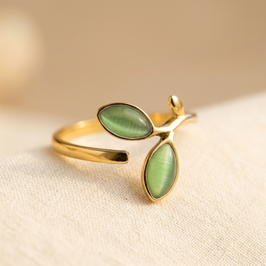 Bohemian Enamel Vine Ring