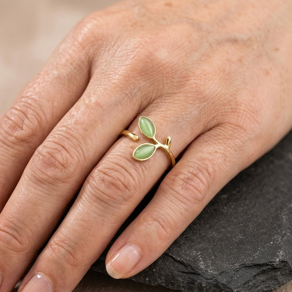 Bohemian Enamel Vine Ring