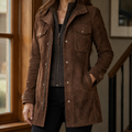Rosalie-Claire Suede Jacket - Brown