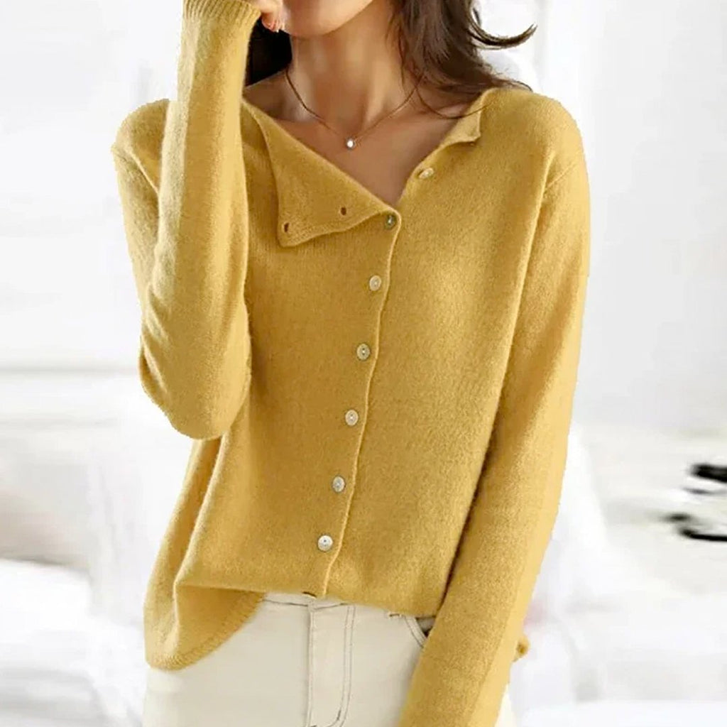 Julia™ | Dames Vest met Knoopsluiting - bellanza