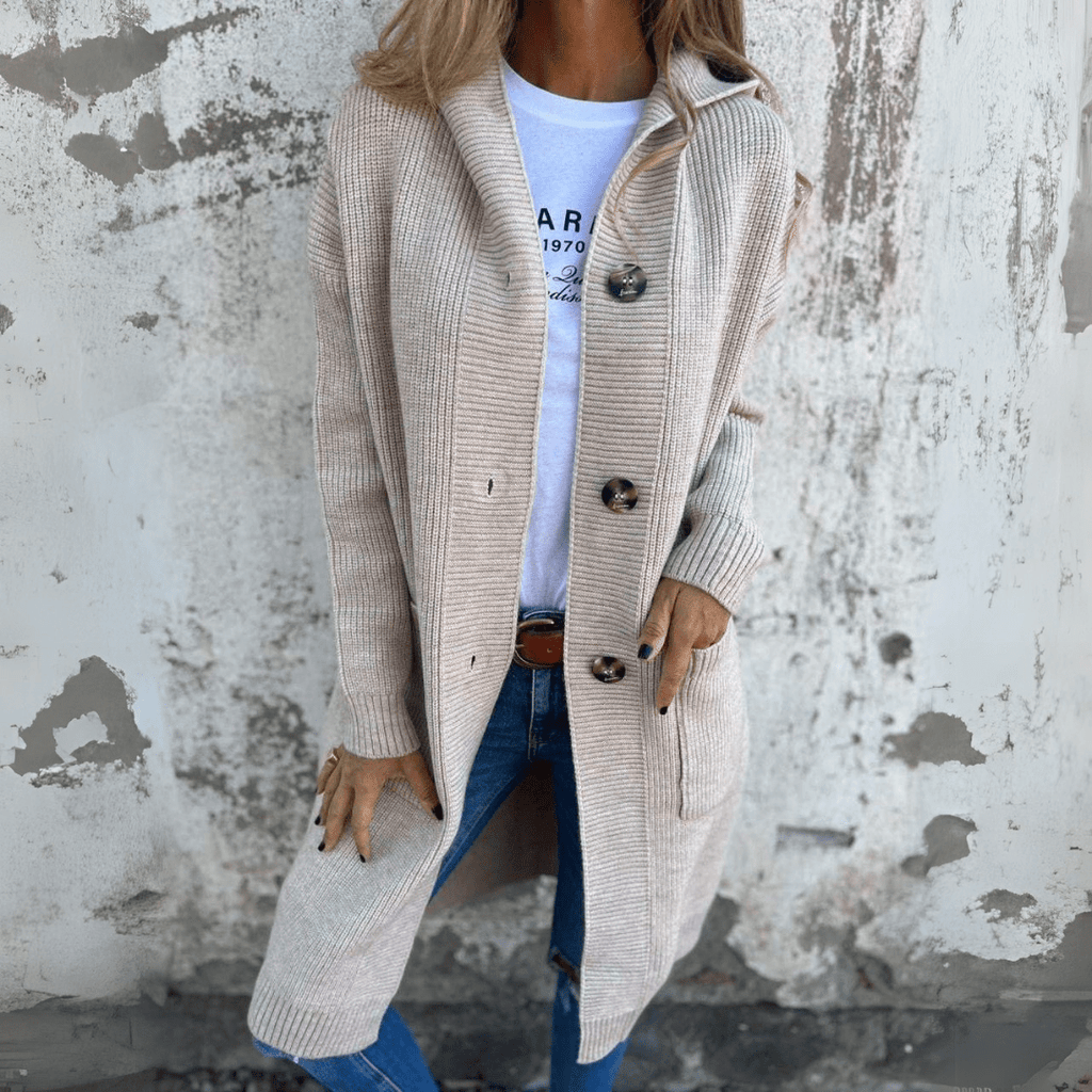Lorène | Elegant lang dames vest - bellanza