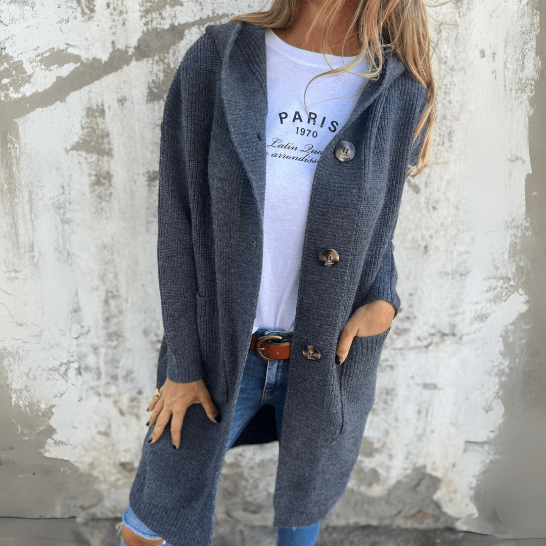 Lorène | Elegant lang dames vest - bellanza