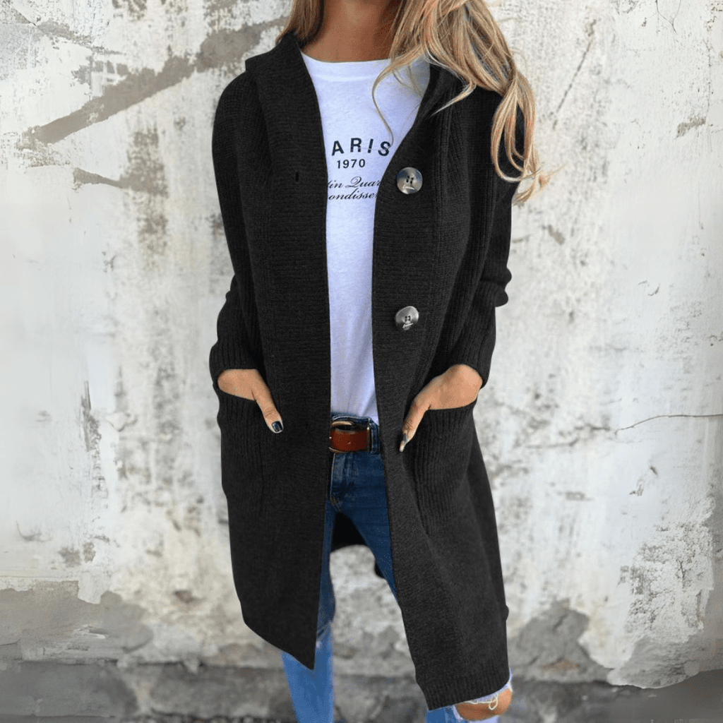 Lorène | Elegant lang dames vest - bellanza
