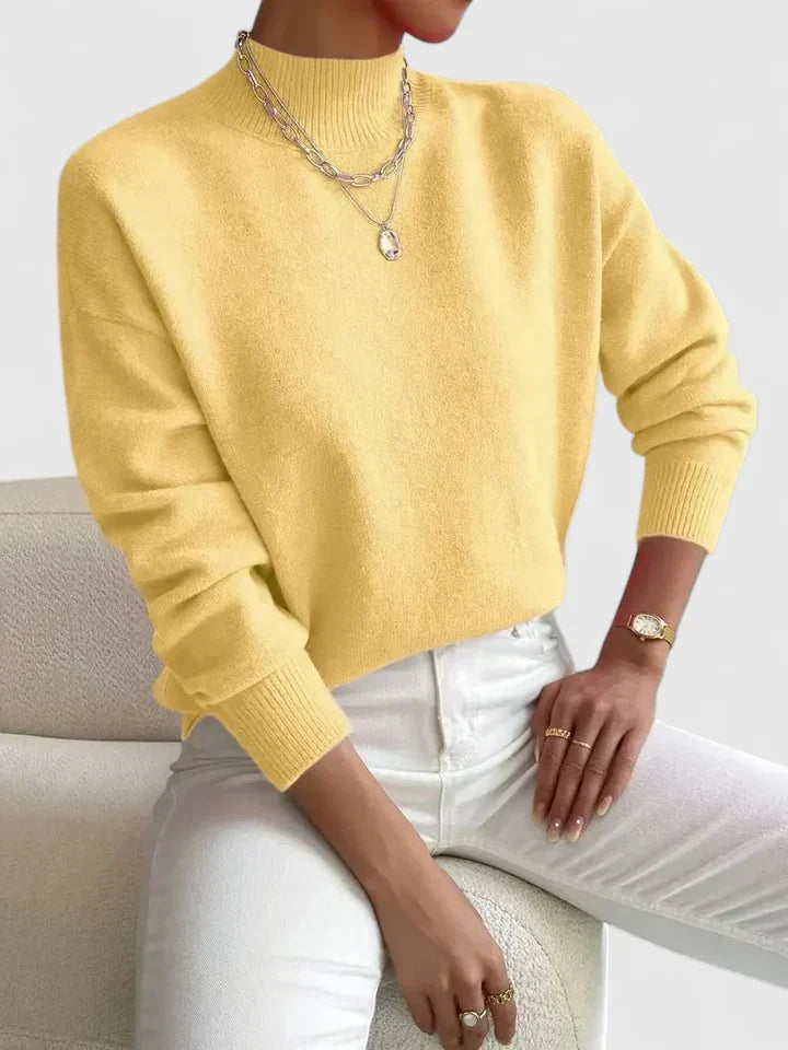 Marchelina | Suéter Elegante de Cuello Alto