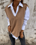 Nola | Chique Gebreid Dames Vest - Bellanza