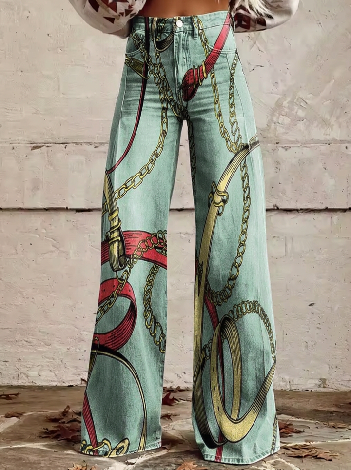 Stella - High-Waisted Wide Leg Jeans
