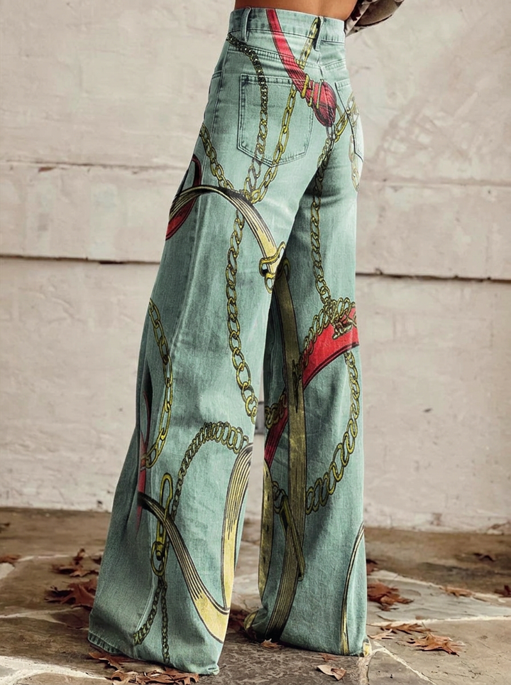 Stella - High-Waisted Wide Leg Jeans