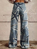 Marina - Jeans boho com estrelas-do-mar