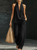 Mary | Completo a due pezzi in denim comodo e minimalista