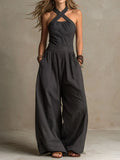Ariana | Elegante jumpsuit met gekruiste halslijn