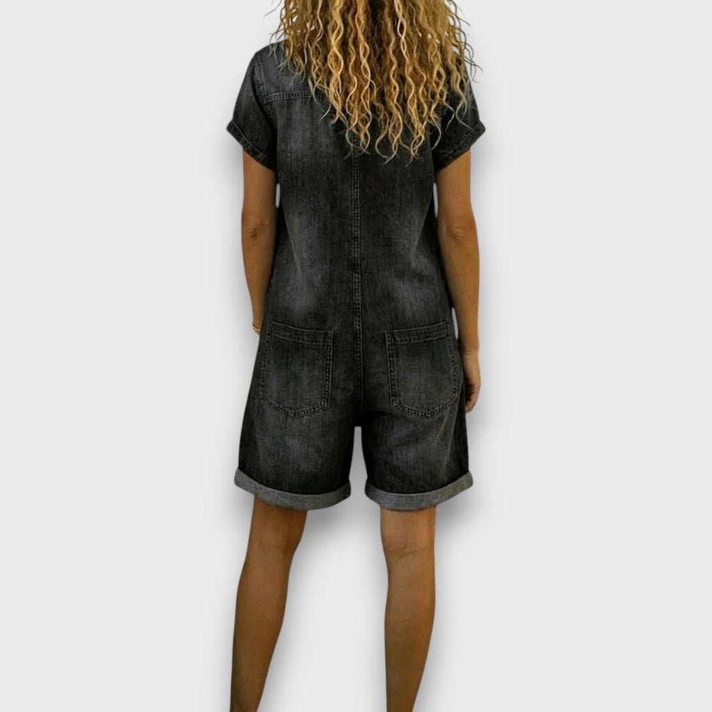 Joan | Salopette courte utilitaire vintage