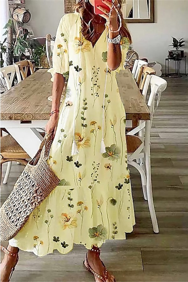 Chanty | Moeiteloze maxi-jurk met bloemenprint