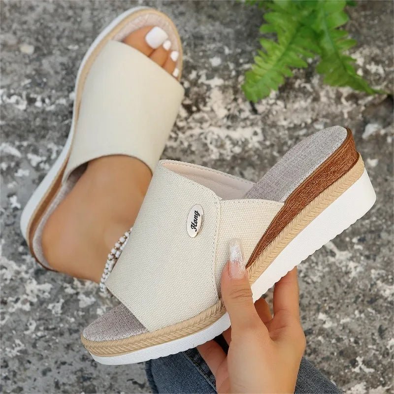 Sally – Comfortabele sandalen met sleehak en goede balans