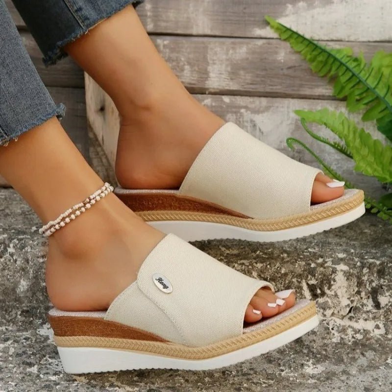 Sally – Comfortabele sandalen met sleehak en goede balans