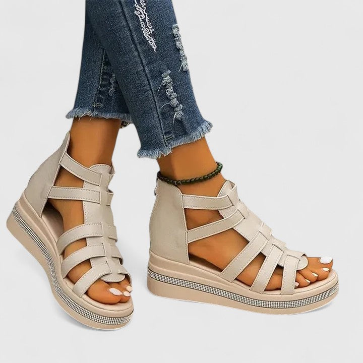 Kendall | Sandálias ortopédicas com strass