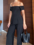 Completo con gilet a spalle scoperte Sofia